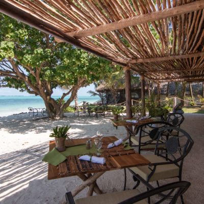 Breezes Zanzibar beachside dining