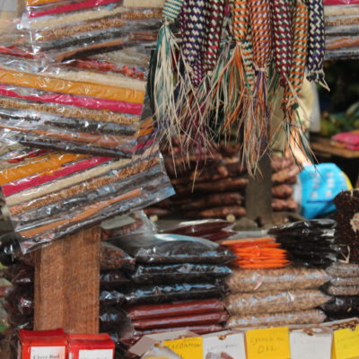 Stall of Spices at the market